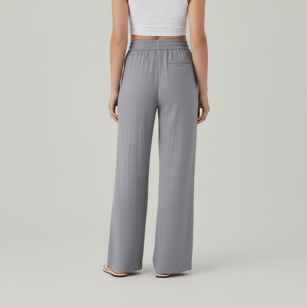 Back view – Grey trousers