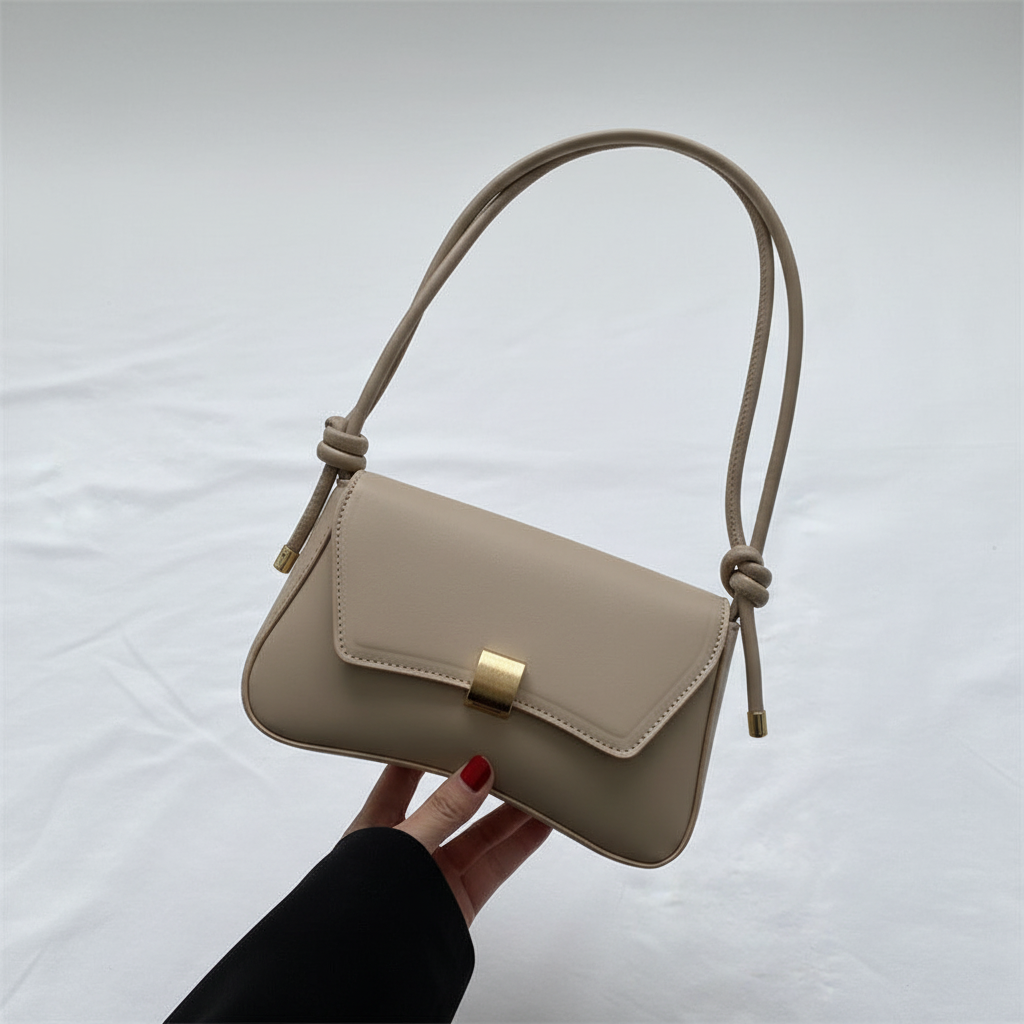 Beige Bag Light Background