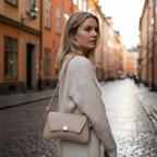 Beige Bag Ultra Realistic Looking Side