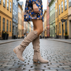 Beige boots - walking