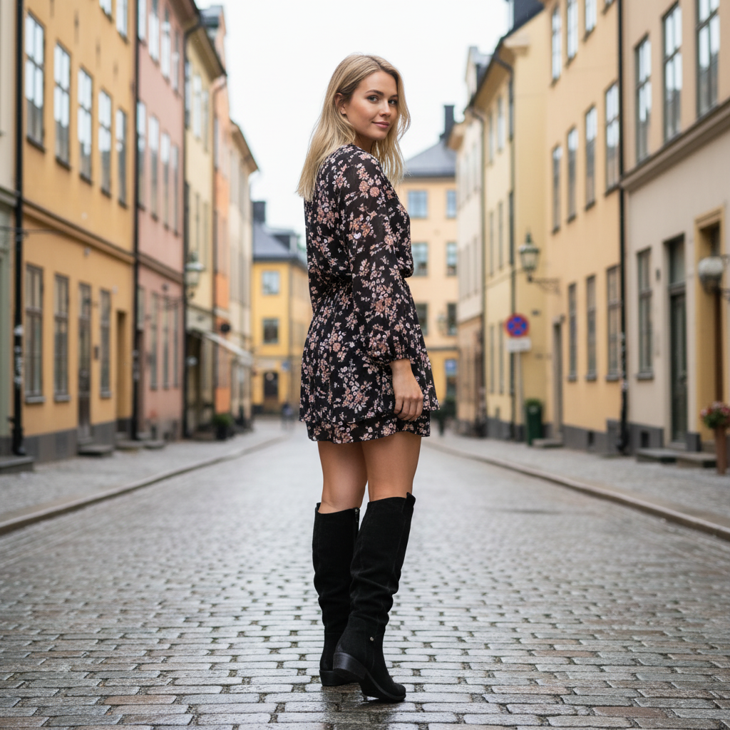 Black boots no buckle - 2