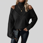 Black cold-shoulder sweater 1024x1024