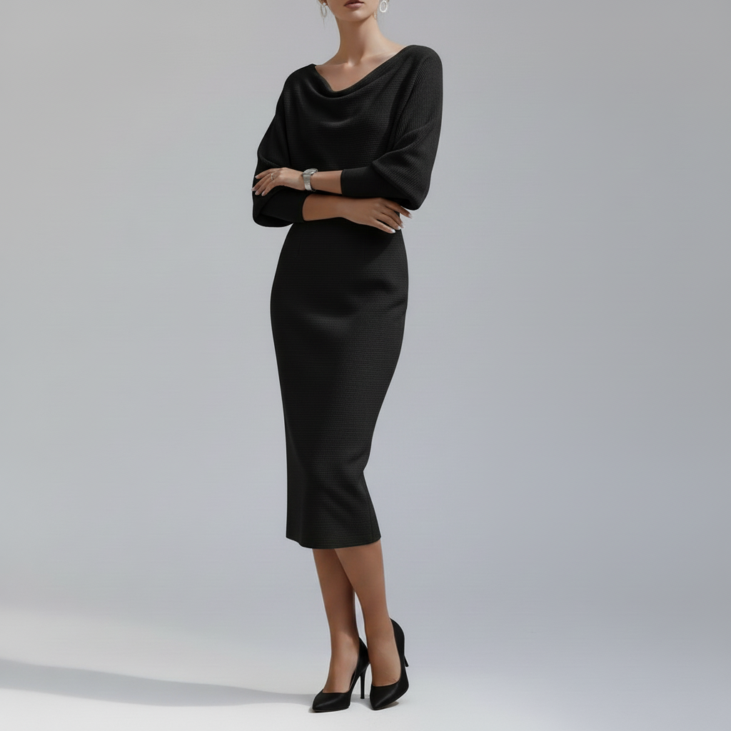 Black Dress Arms Crossed