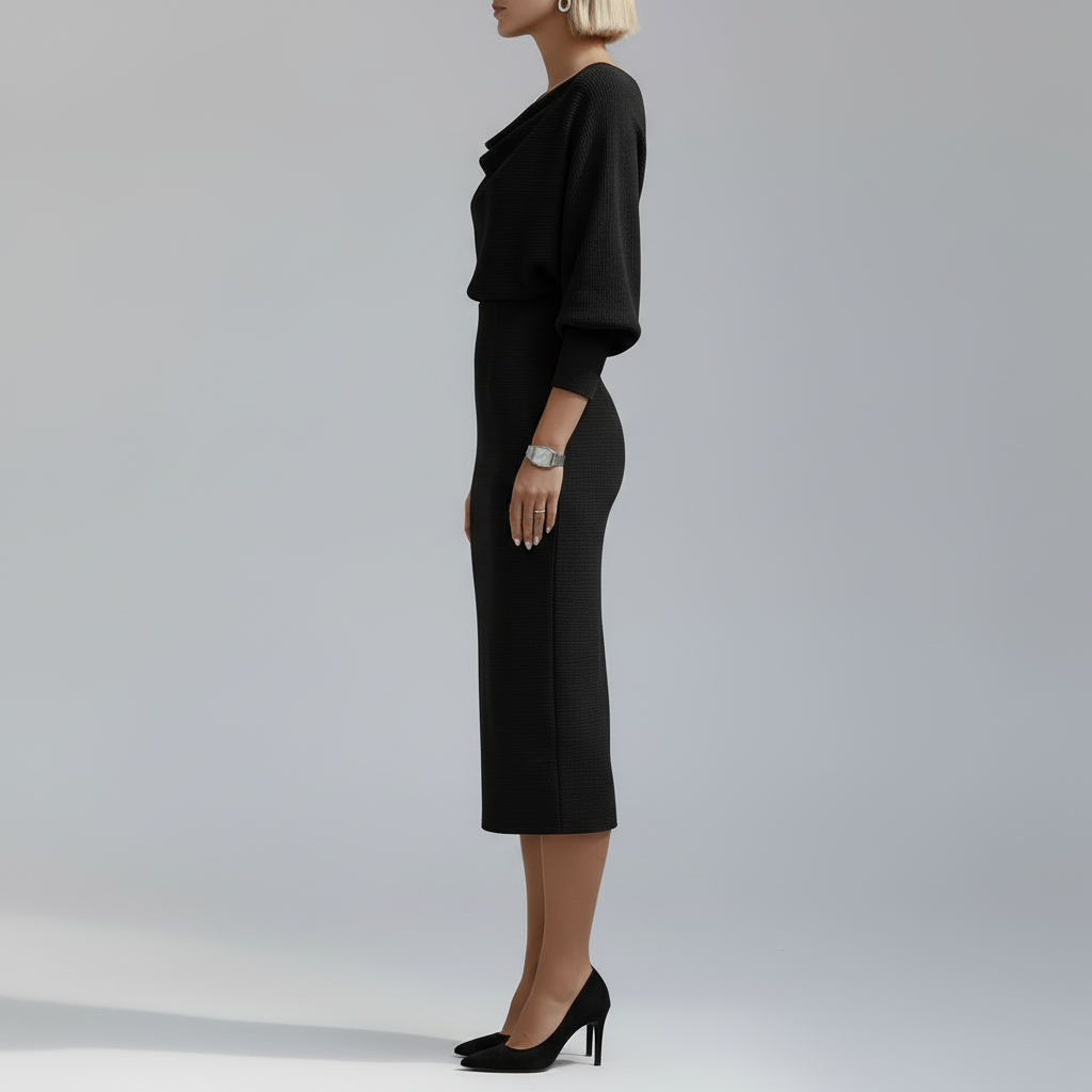 Black Dress Side View