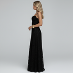 Black Lace Maxi – Side Profile