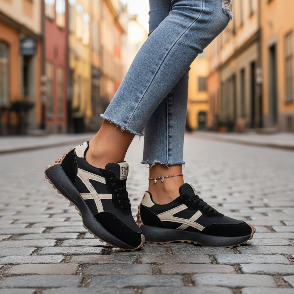 Black Sneakers Gamla Stan