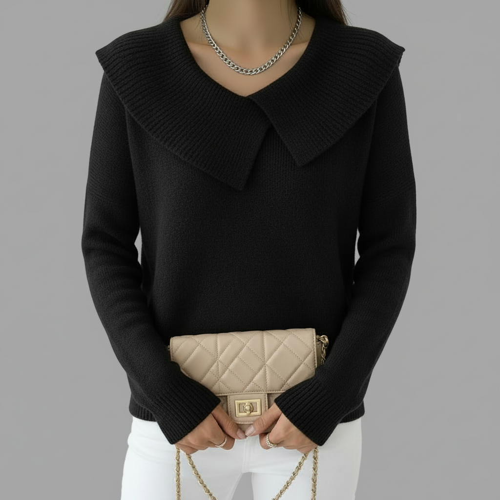 Black Sweater Front