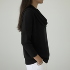 Black sweater side view