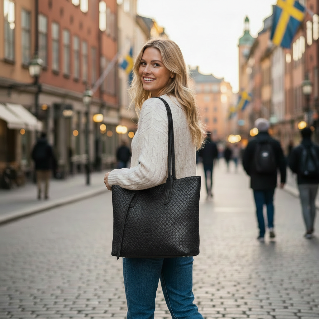 Black Tote Lifestyle