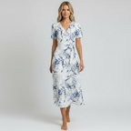 Botanical dress walking