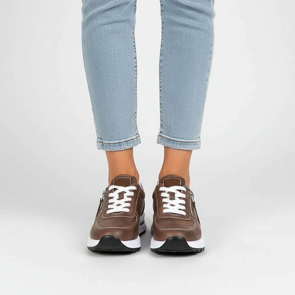 Brown front