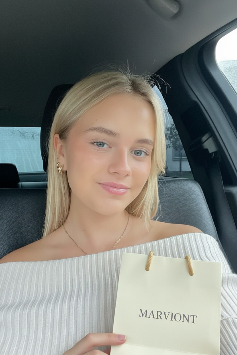Charlotte - car with bag
