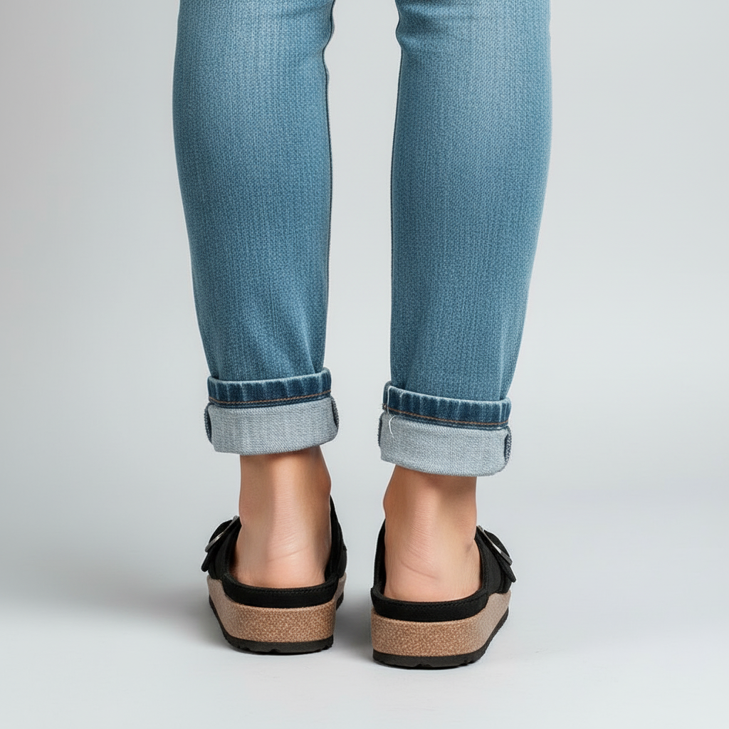 Clog Black Back