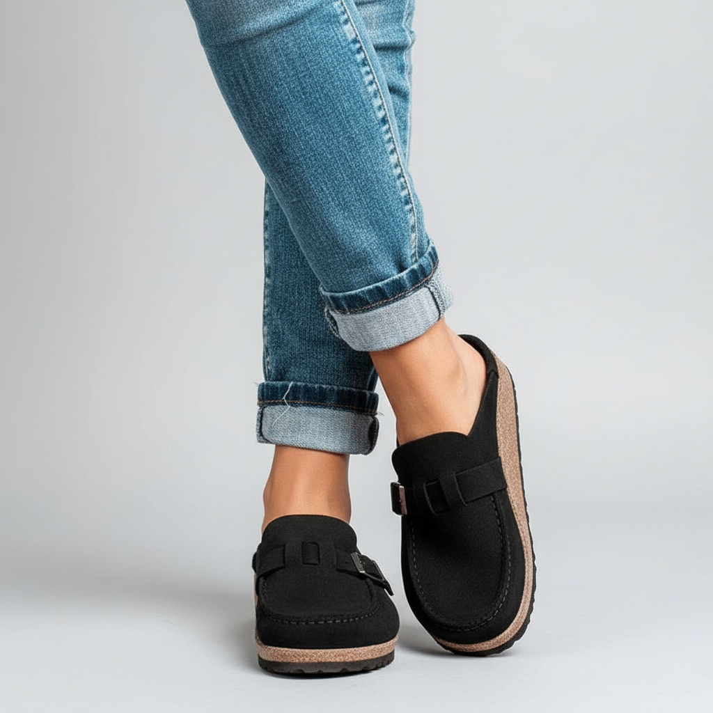 Clog Black Worn