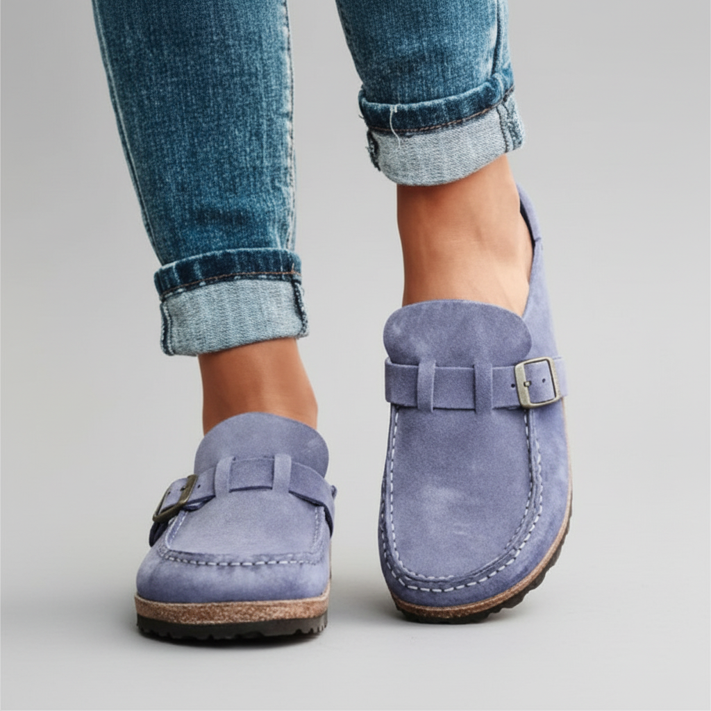 Clog Blue Worn