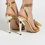 Gold Heels - Heel & Strap Detail