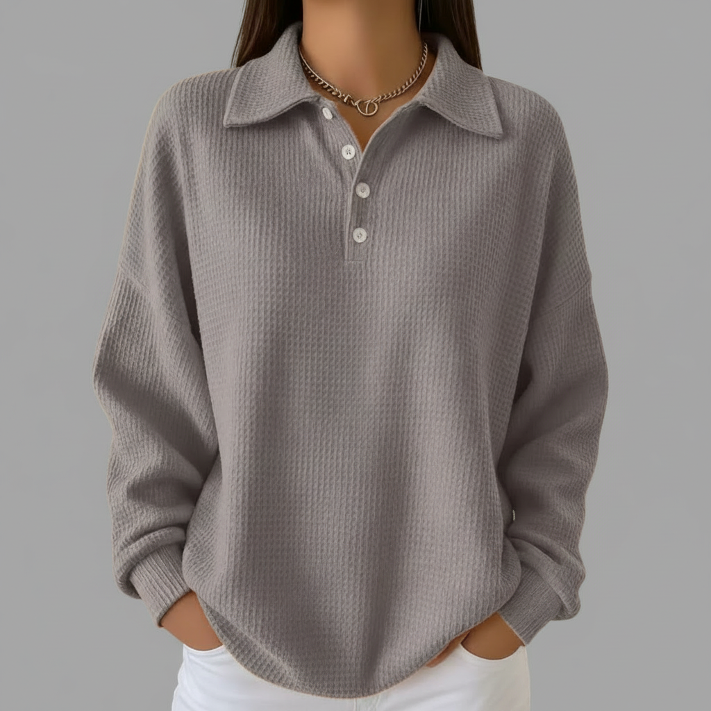 Gray Polo Detail