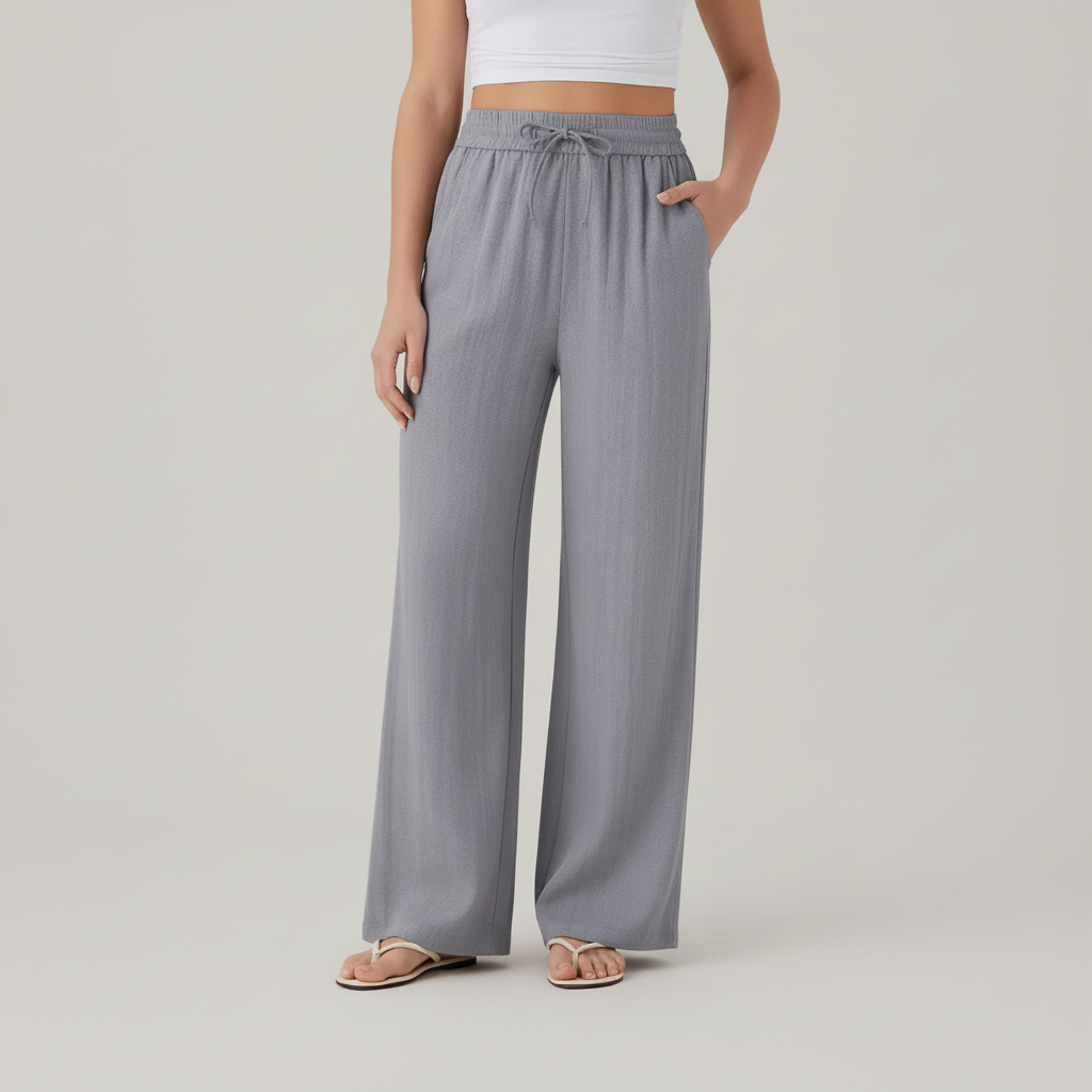 Grey Trousers - Light Grey Background
