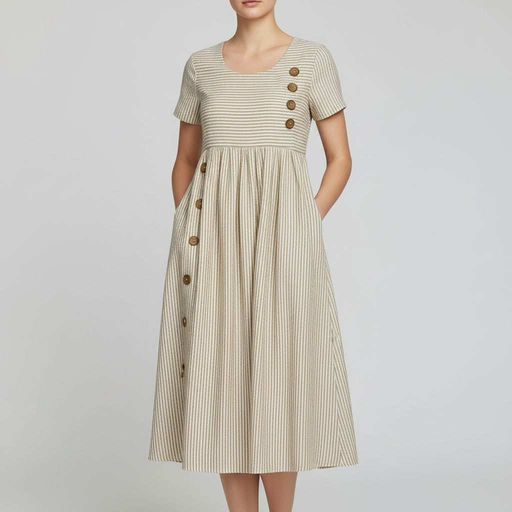 Model — Beige Stripe