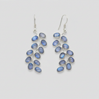 Moonstone earrings studio shot