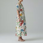 Multicolour Floral Maxi – Nose Down Side Profile