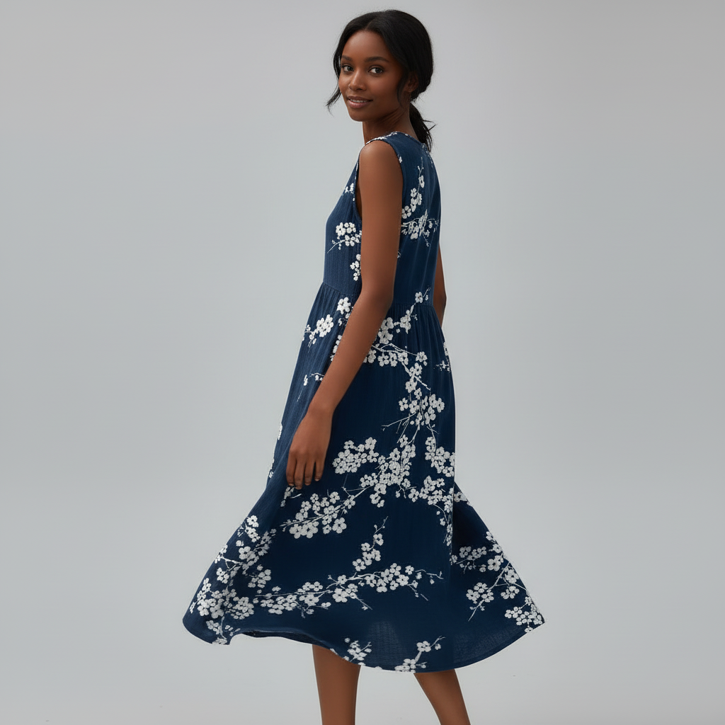Navy Blossom Spontaneous Turn