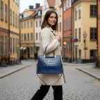 Navy blue handbag Stockholm