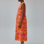 Orange Dress Side View