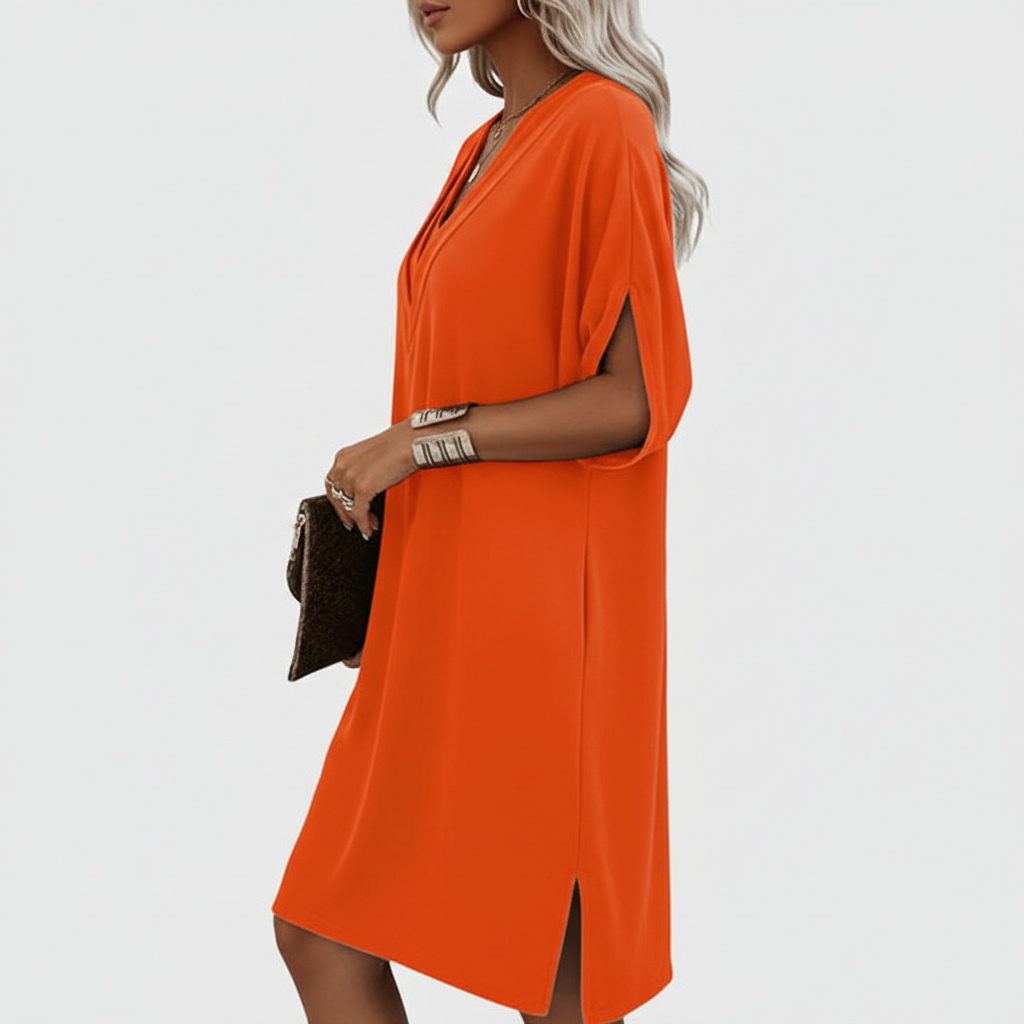 Orange Dress Side