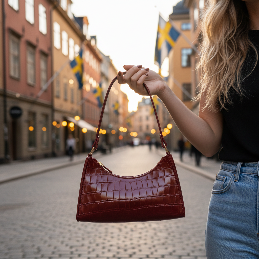 Red Bag - Small Size Held in Hand