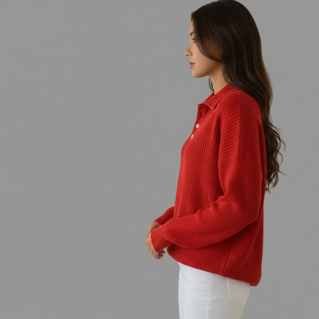 Red Polo Side