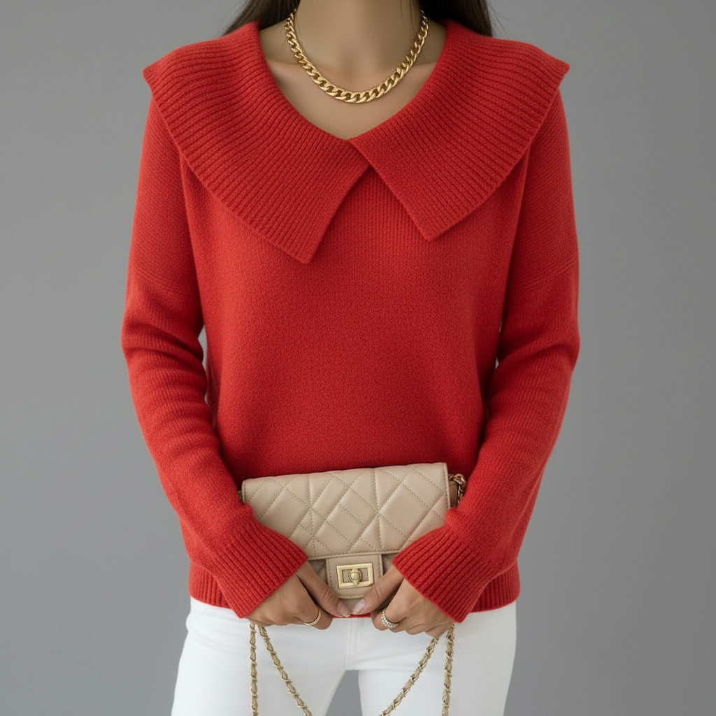 Red Sweater Front Clean