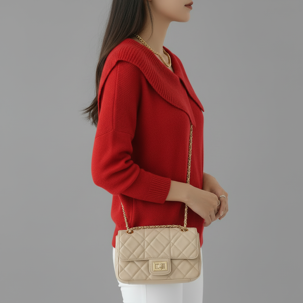 Red Sweater Side