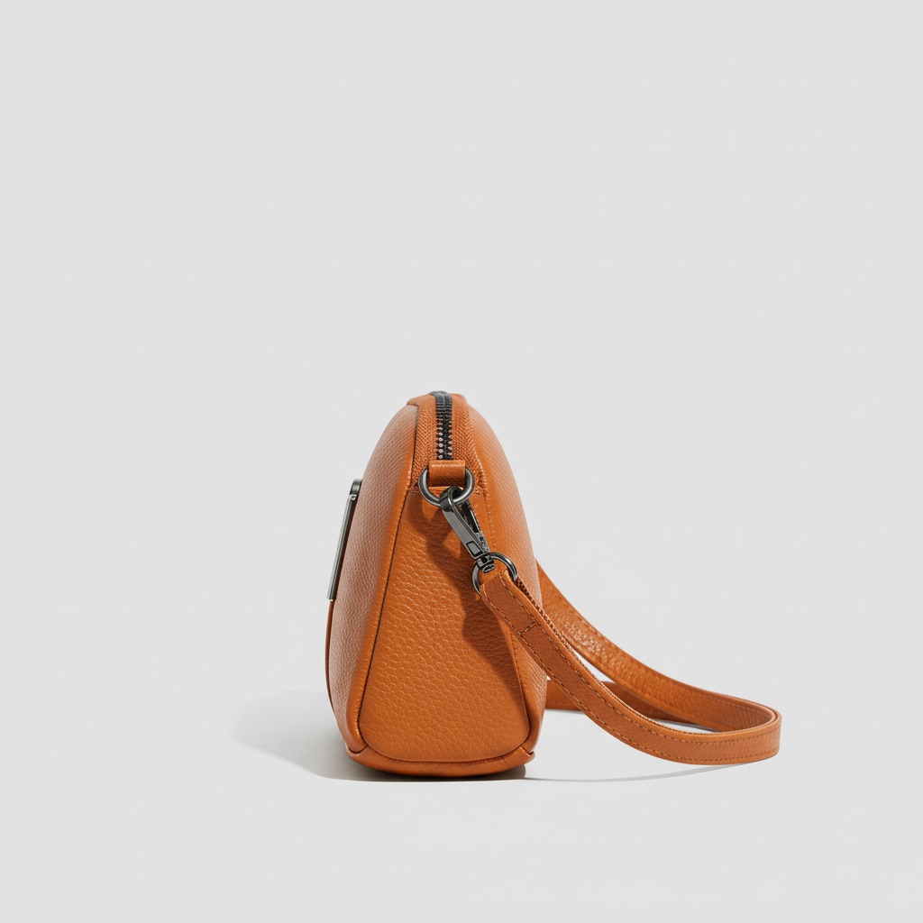 Tan Orange Bag Side