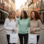 Three Different Women in Cable-Knit Sweaters - Marviont Lifestyle