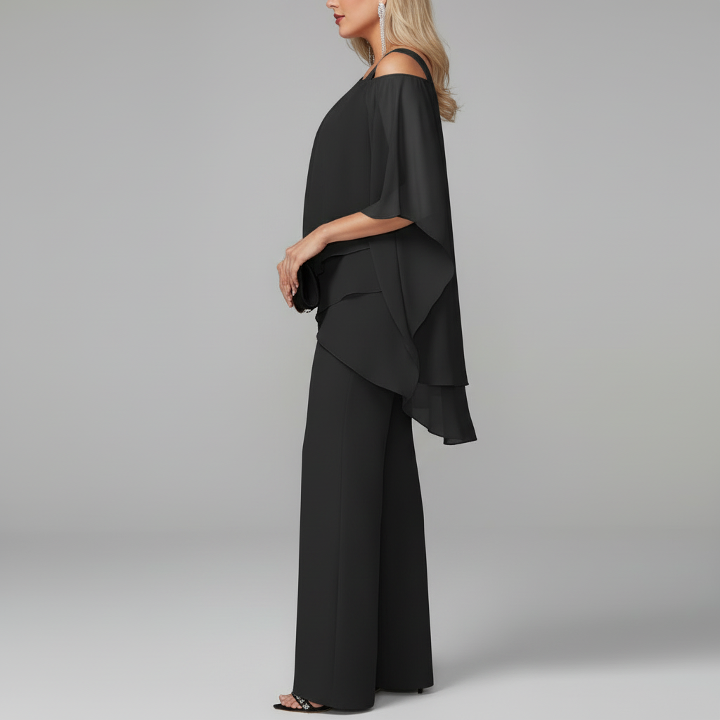 Bat Sleeve Two-Piece Set