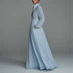 Lantern Sleeve Maxi Dress